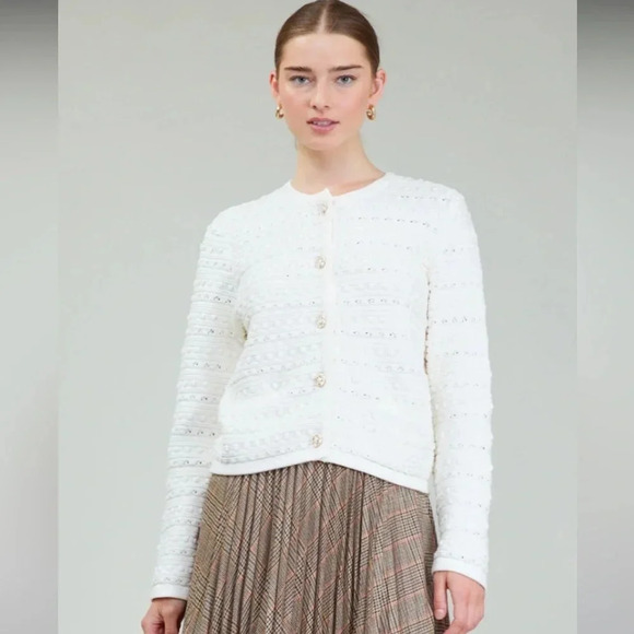 Current Air Button Cardigan NWT - Picture 2 of 6